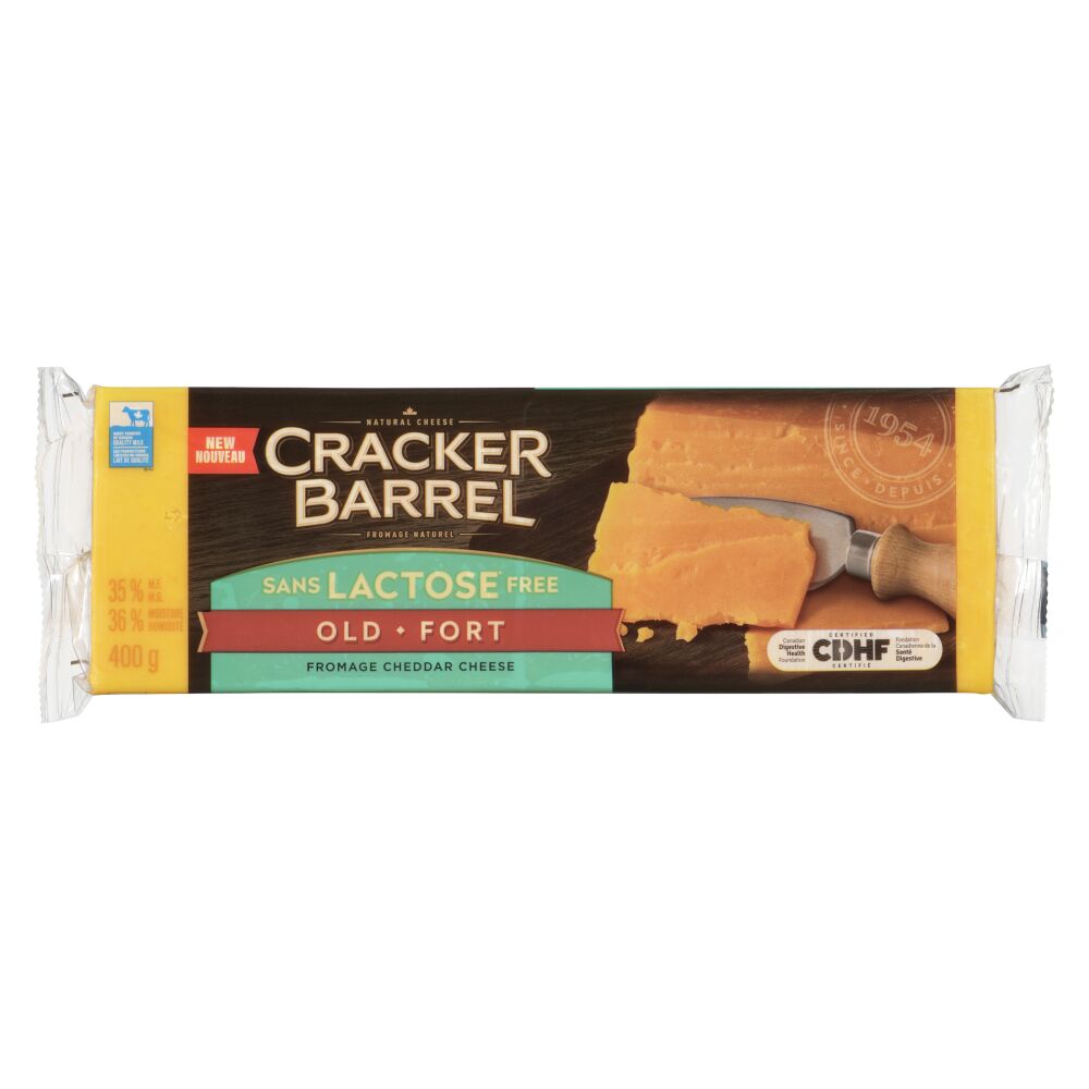 Cracker Barrel Lactose Free Old Colored Cheddar 400g