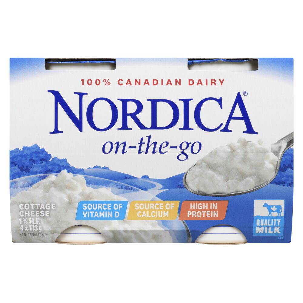 Nordica Cottage Cheese 1% M.F. 4x113g