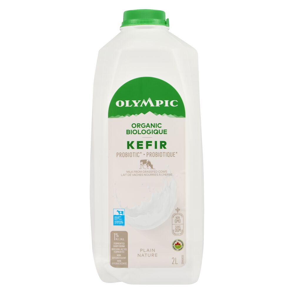 Olympic Organic Probiotic Grassfed Plain Kefir 1% M.F. 2L