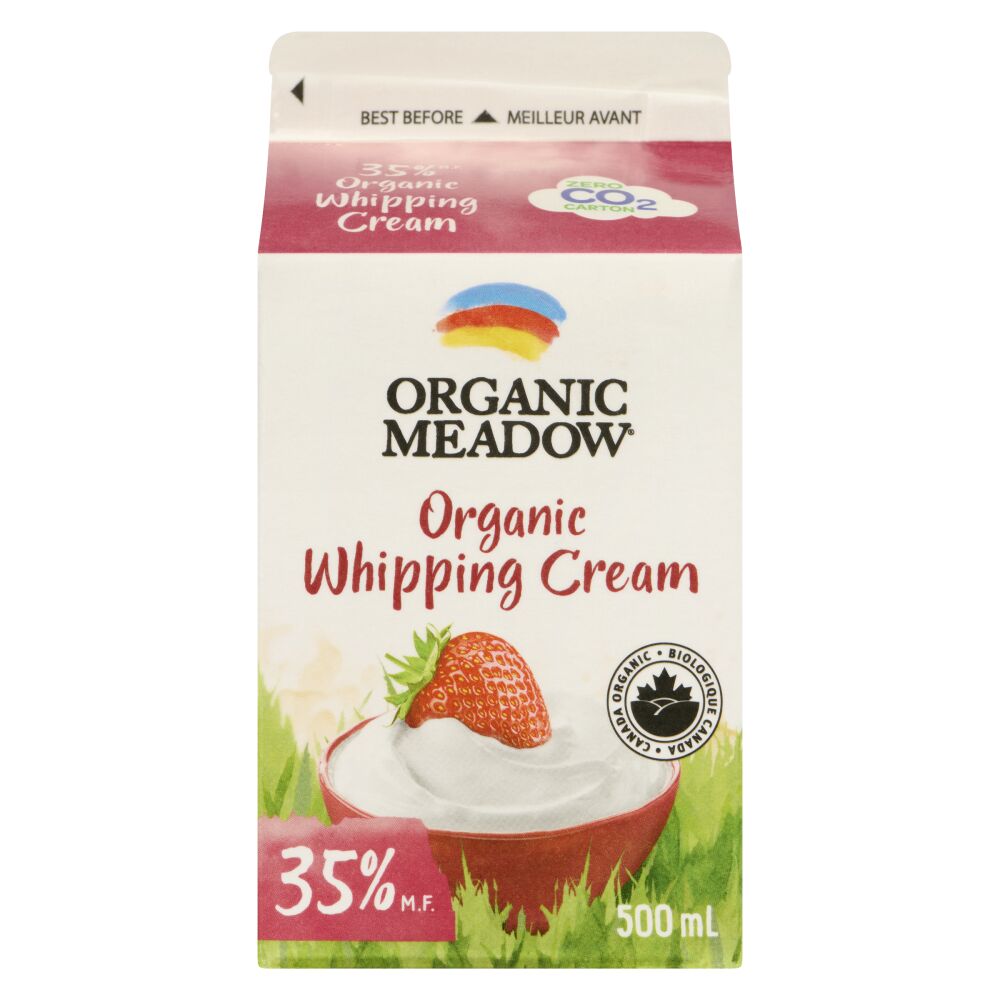 Organic Meadow Organic Whipping Cream 35% M.F. 500ml