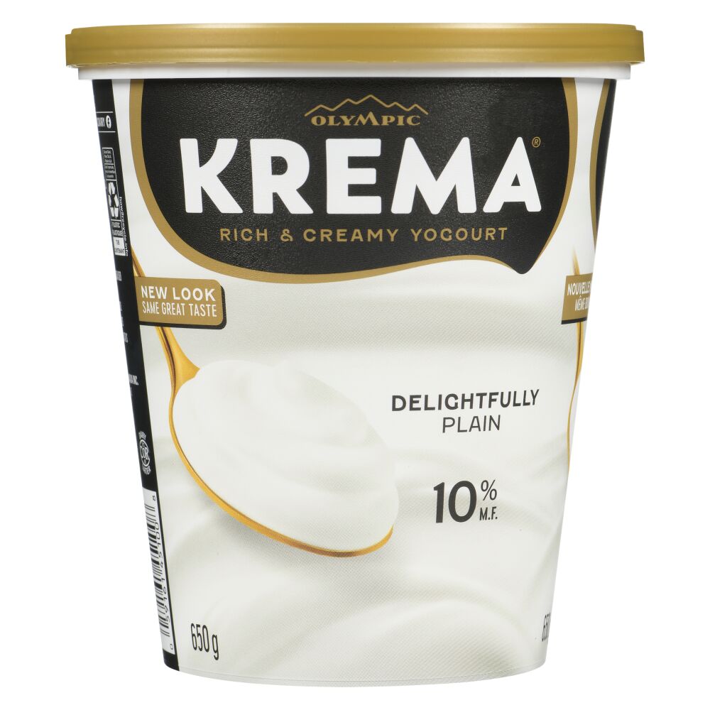 Olympic Krema Plain Balkan Style Yogurt 10% M.F. 650g