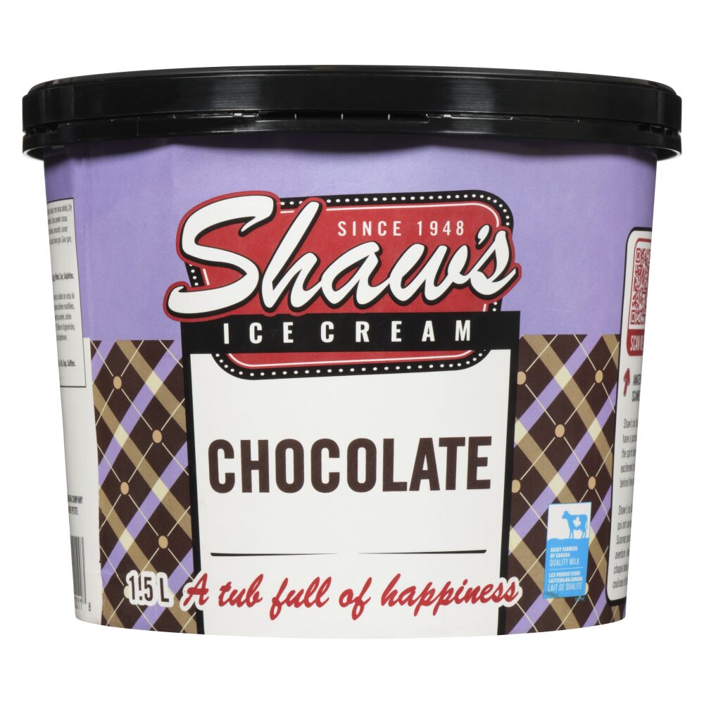 Shaw's Ice Cream Chocolate Ice Cream 1.5L