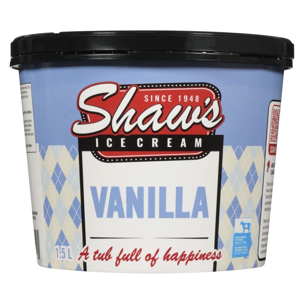 Shaw's Ice Cream Vanilla Ice Cream 1.5L