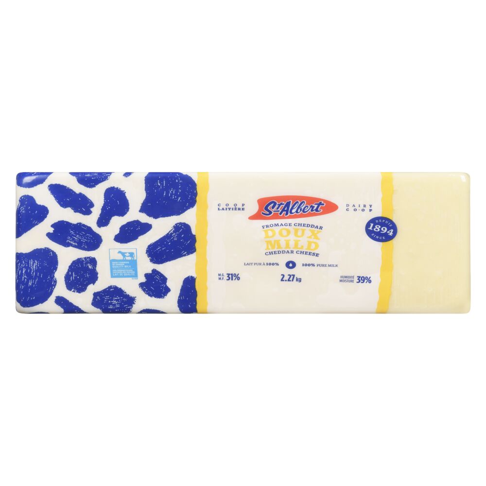 St-Albert Mild White Cheddar 2.27kg