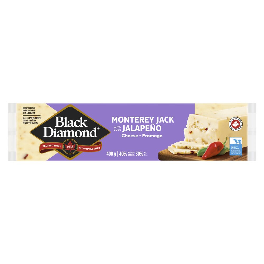Black Diamond Monterey Jack With Jalapeño 400g