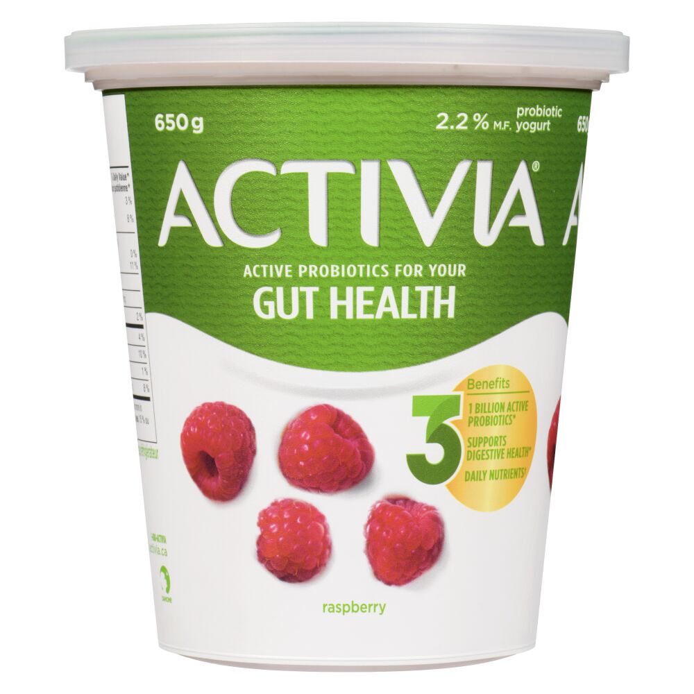 Activia Raspberry Probiotic Yogurt 650g