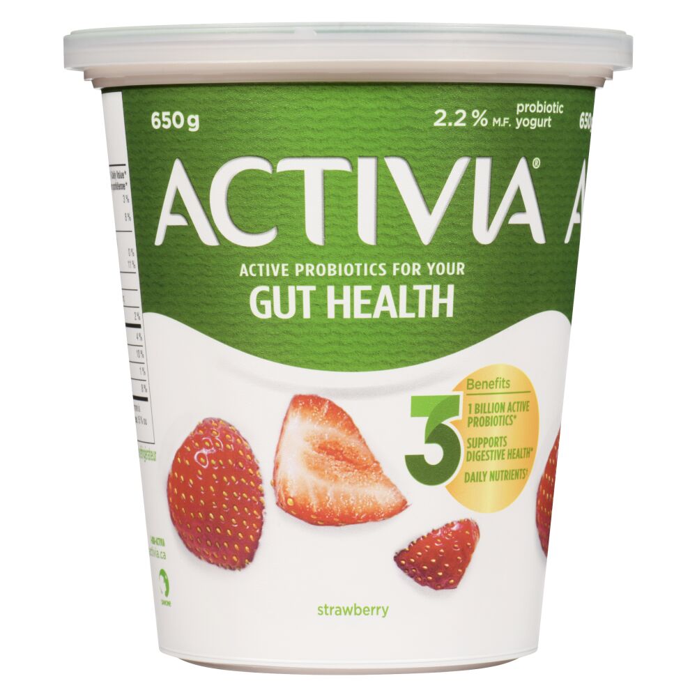 Activia Strawberry Probiotic Yogurt 650g