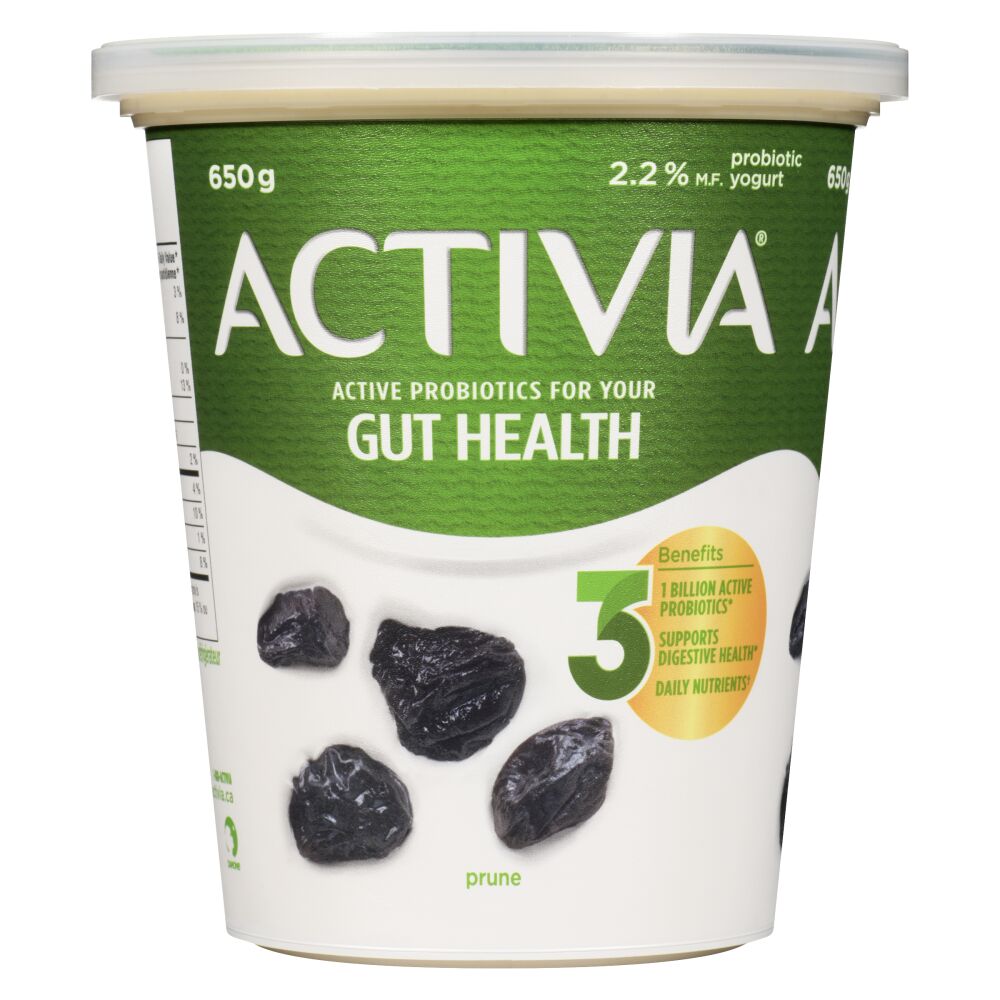 Activia Prune Probiotic Yogurt 650g