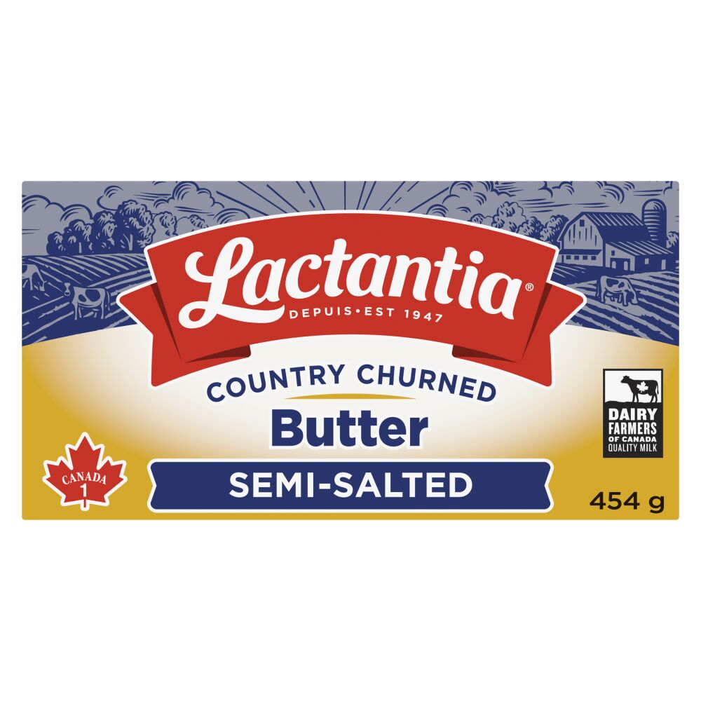 Lactantia Country Churned Semi-Salted Butter 454g