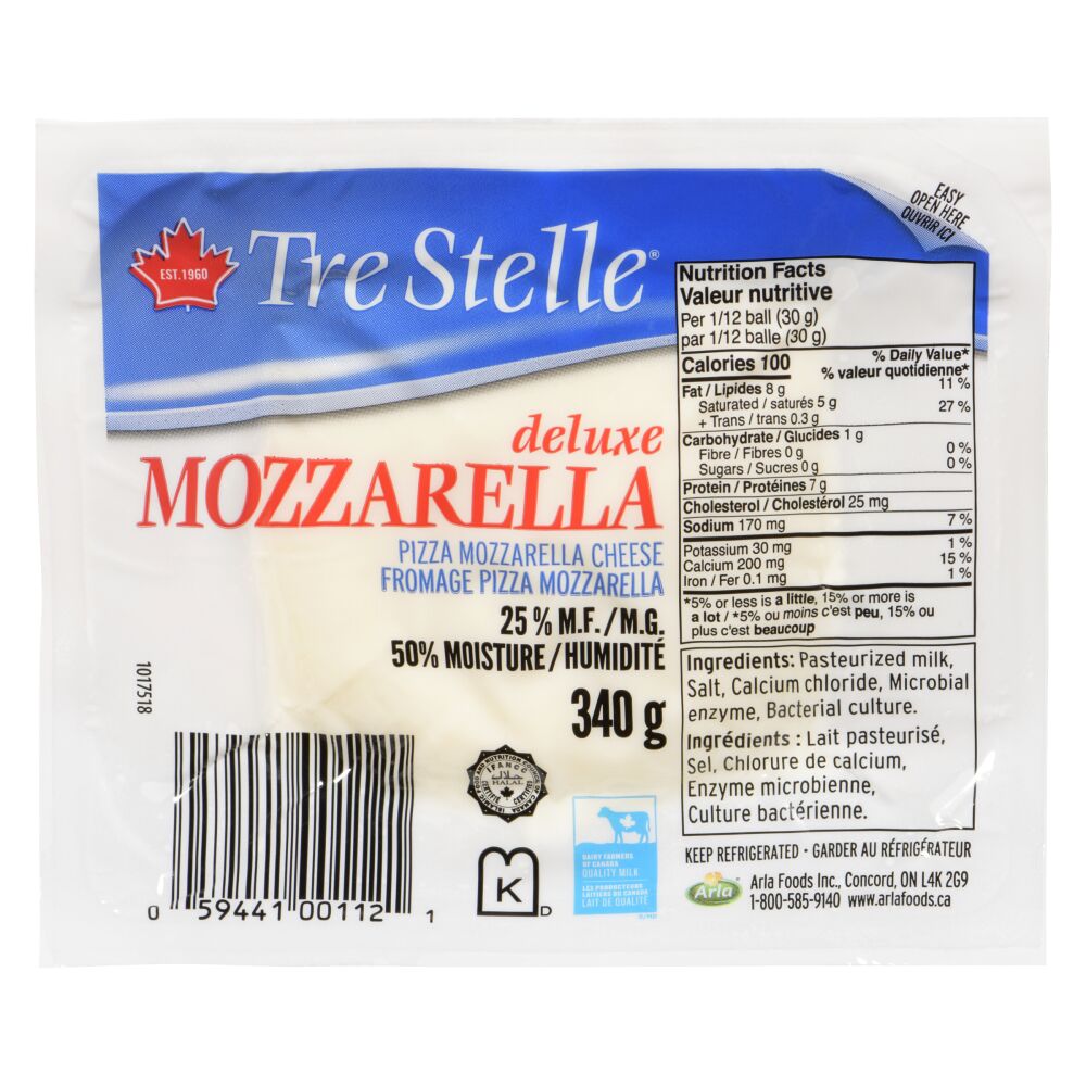 Tre Stelle Deluxe Mozzarella 340g