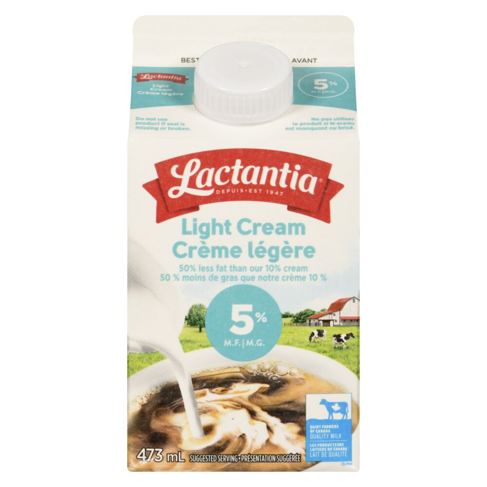 Lactantia Light Cream 5% M.F. 473ml