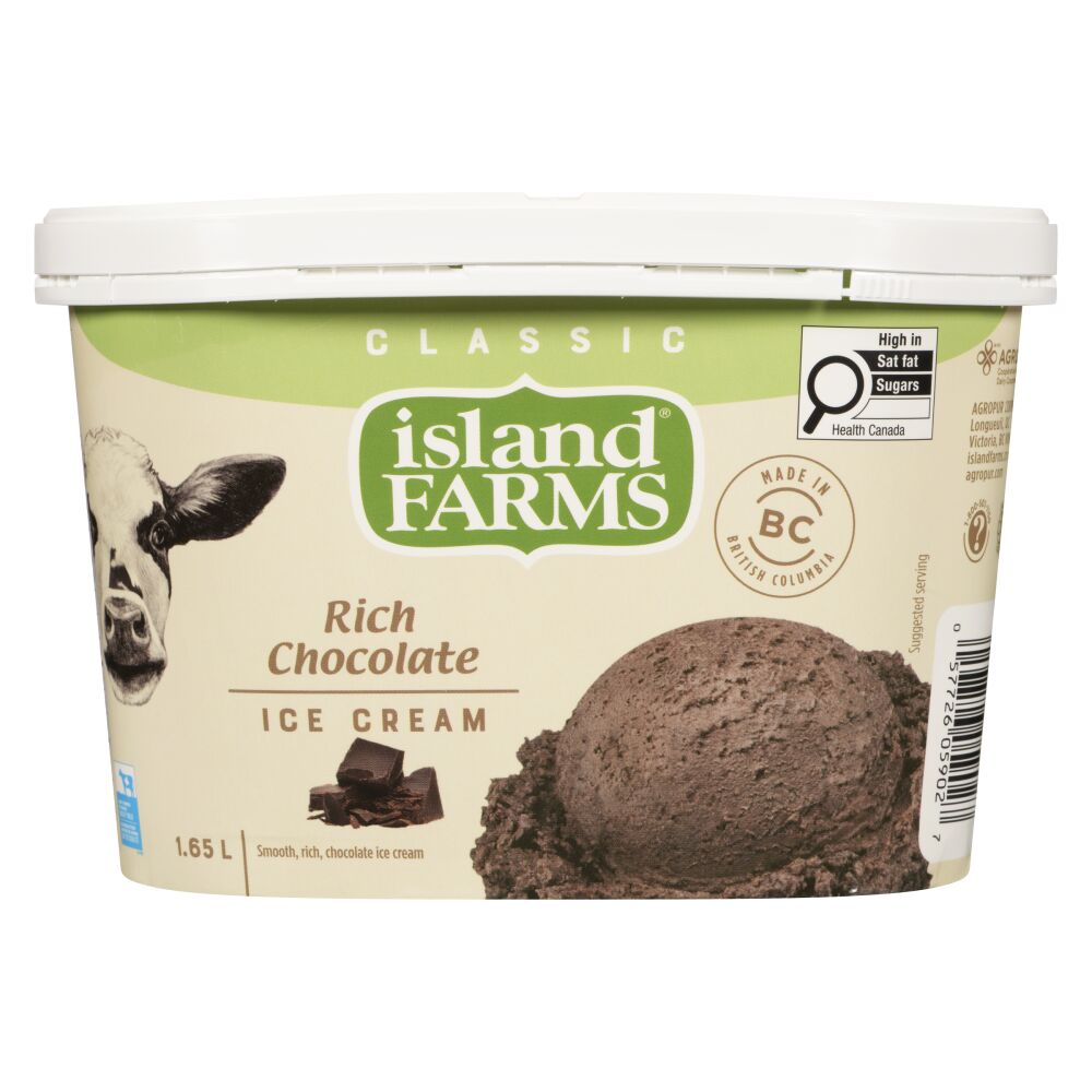 Island Farms Classic Rich Chocolate Ice Cream 1.65L