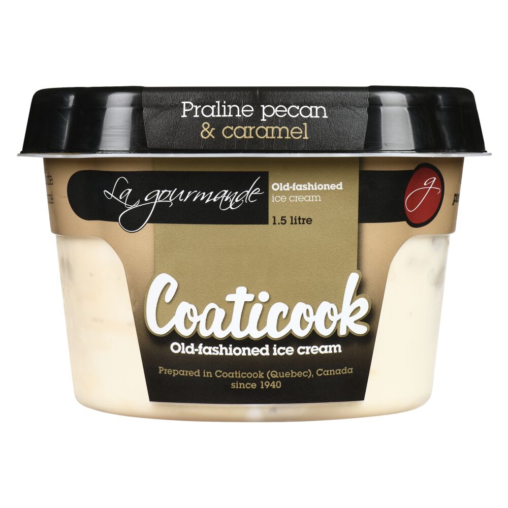 Coaticook Praline Pecan & Caramel Old-Fashioned Ice Cream 1.5L