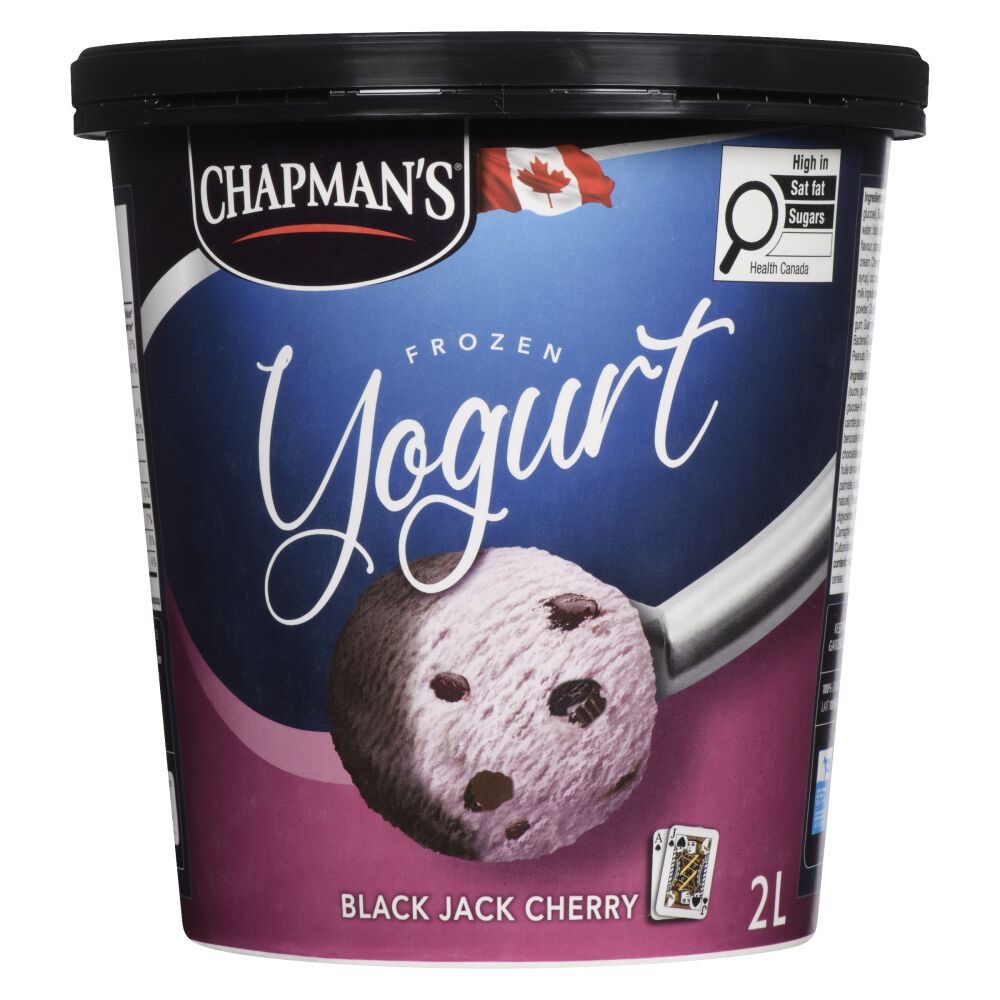 Chapman's Black Jack Cherry Frozen Yogurt  2L