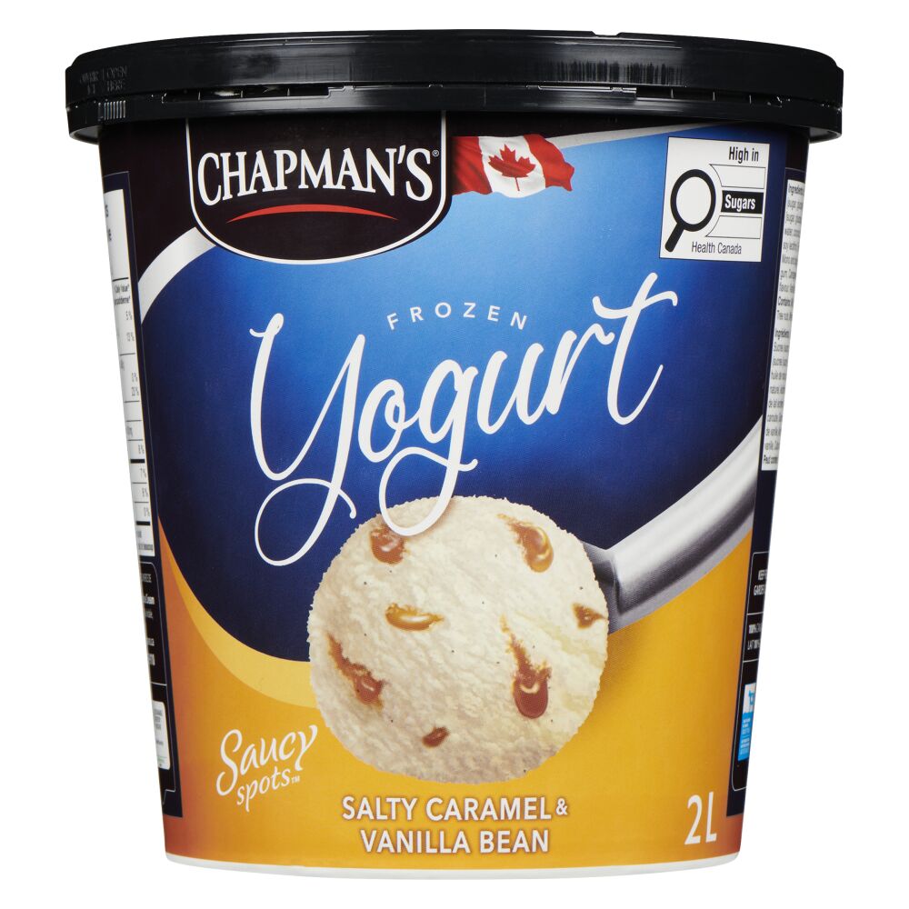 Chapman's Salty Caramel And Vanilla Bean Frozen Yogurt 2L