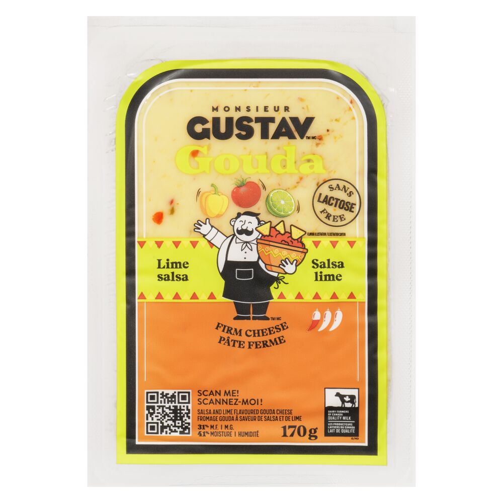 Monsieur Gustav Salsa Lime Gouda 170g
