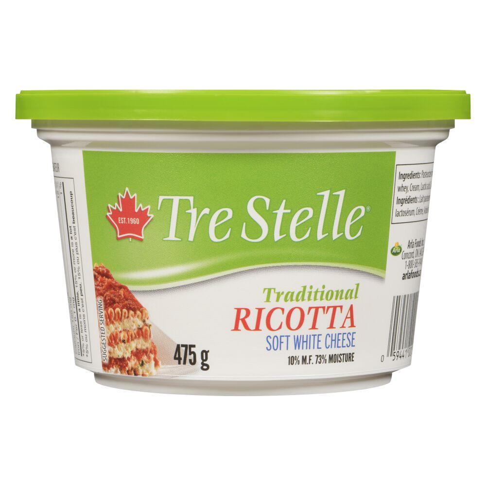 Tre Stelle Traditional Ricotta 475g