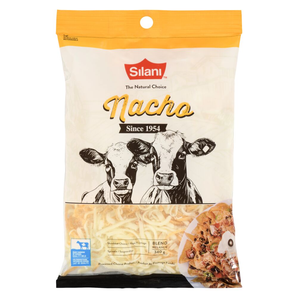 Silani Shredded Nacho Cheese Blend 340g