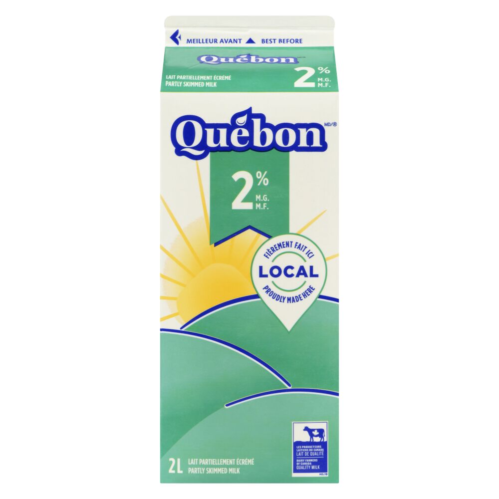 Québon Partly Skimmed Milk 2% M.F. 2L