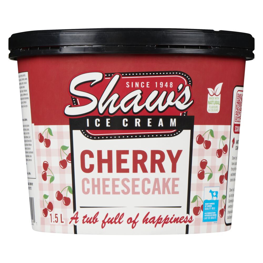 Shaw's Ice Cream Cherry Cheesecake Ice Cream 1.5L
