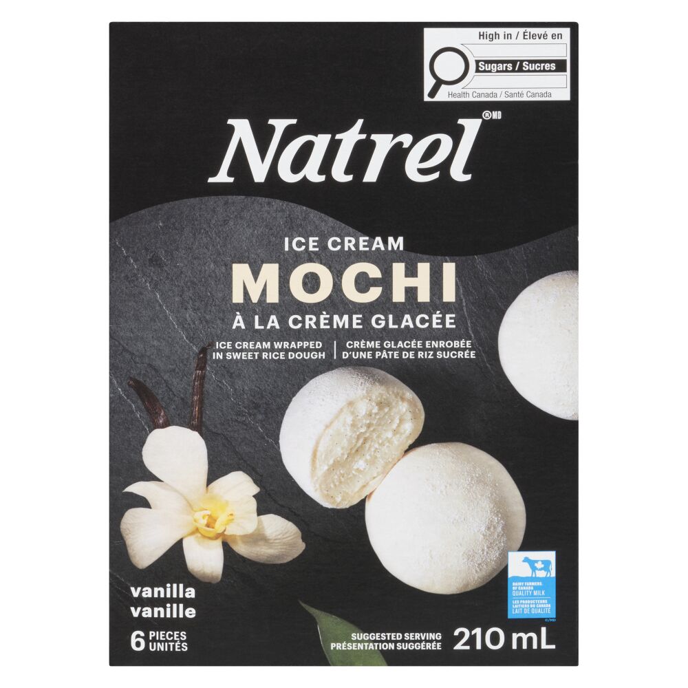 Natrel Gourmet Vanilla Mochi Ice Cream 6x35ml