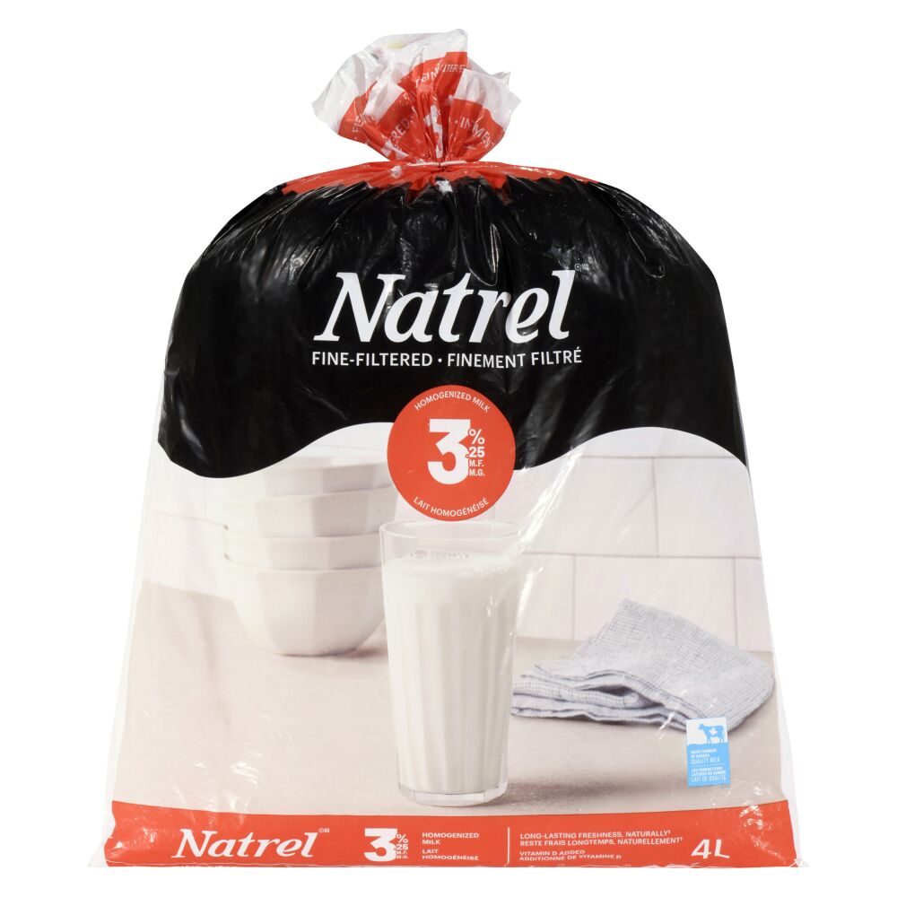 Natrel Fine-Filtered Homogenized Milk 3.25% M.F. 4L