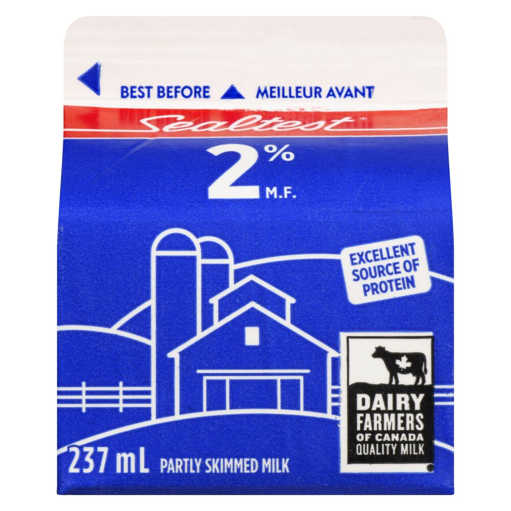 Sealtest Partly Skimmed Milk 2% M.F. 237ml