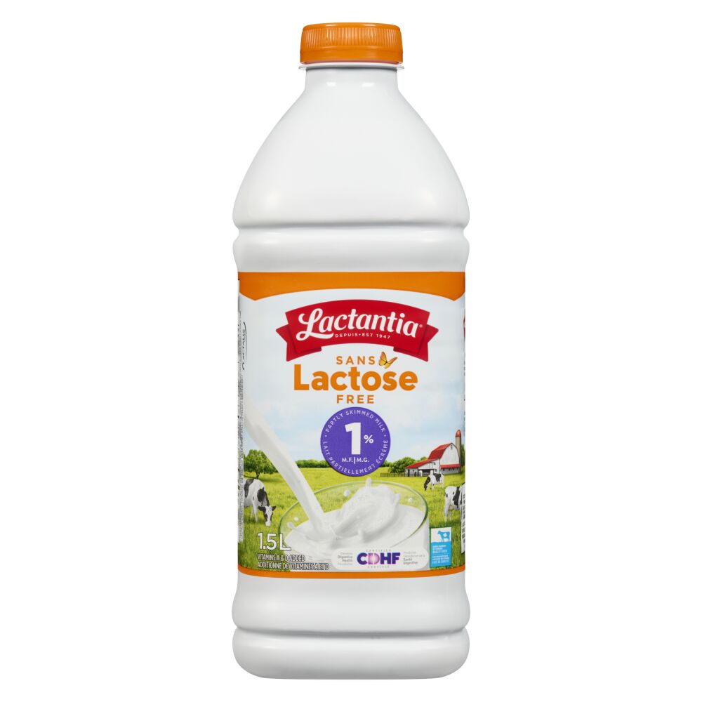 Lactantia Lactose Free Partly Skimmed Milk 1% M.F. 1.5L