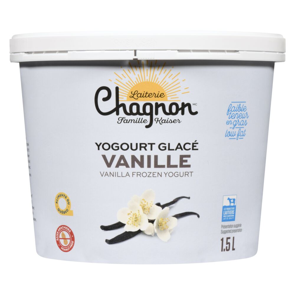 Chagnon Vanilla Frozen Yogurt 1.5L