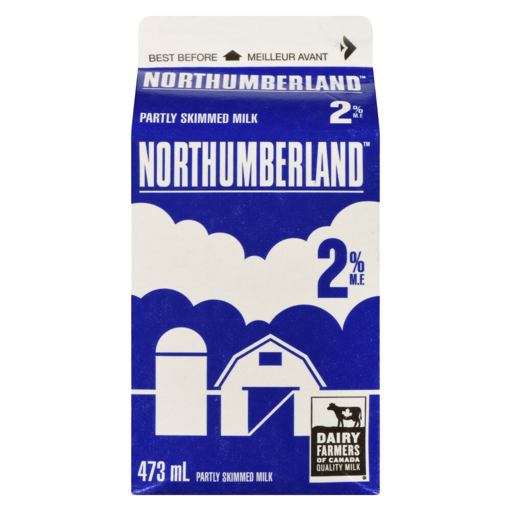 Northumberland Partly Skimmed Milk 2% M.F. 473ml