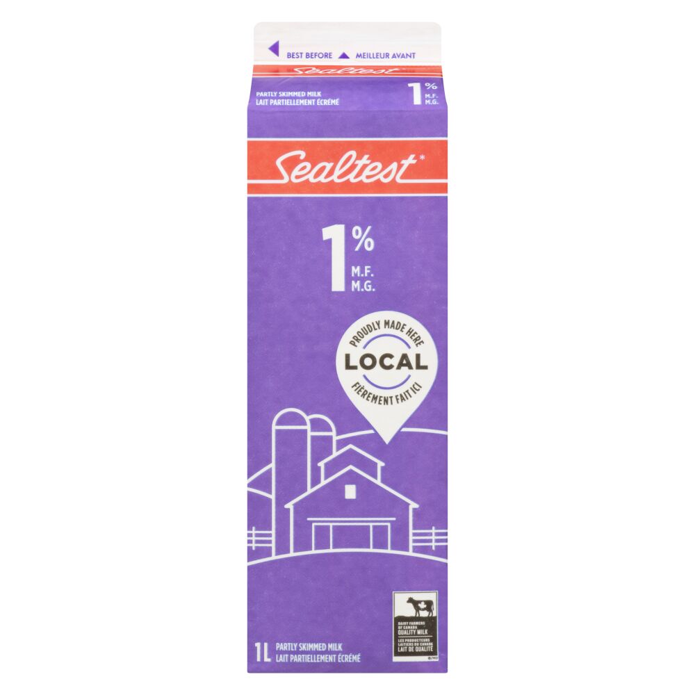 Sealtest Partly Skimmed Milk 1% M.F. 1L