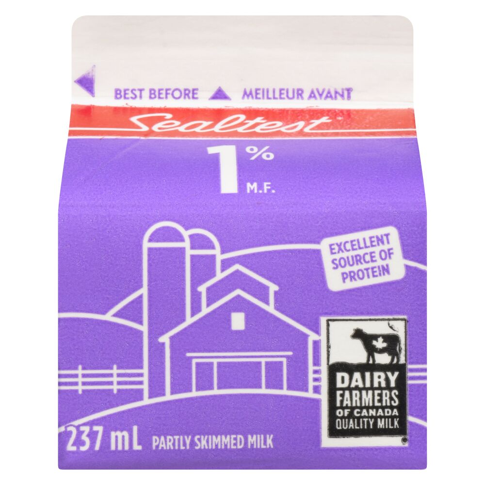 Sealtest Partly Skimmed Milk 1% M.F. 237ml