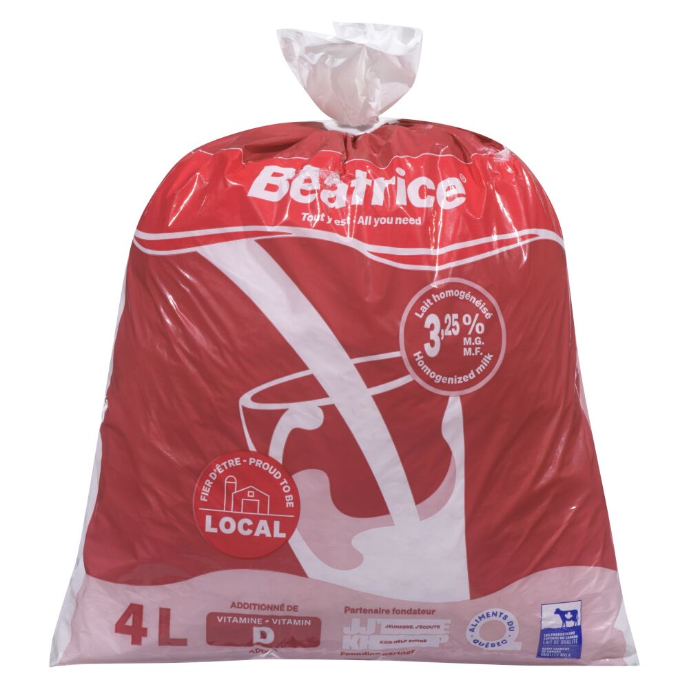 Beatrice Homogenized Milk 3.25% M.F. 4L