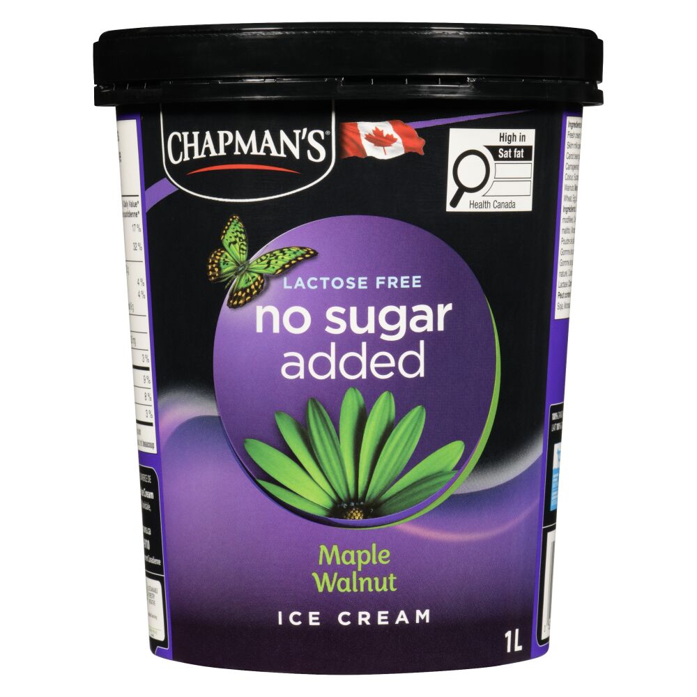Chapman's No Sugar Added Lactose Free Maple Walnut Ice Cream 1L