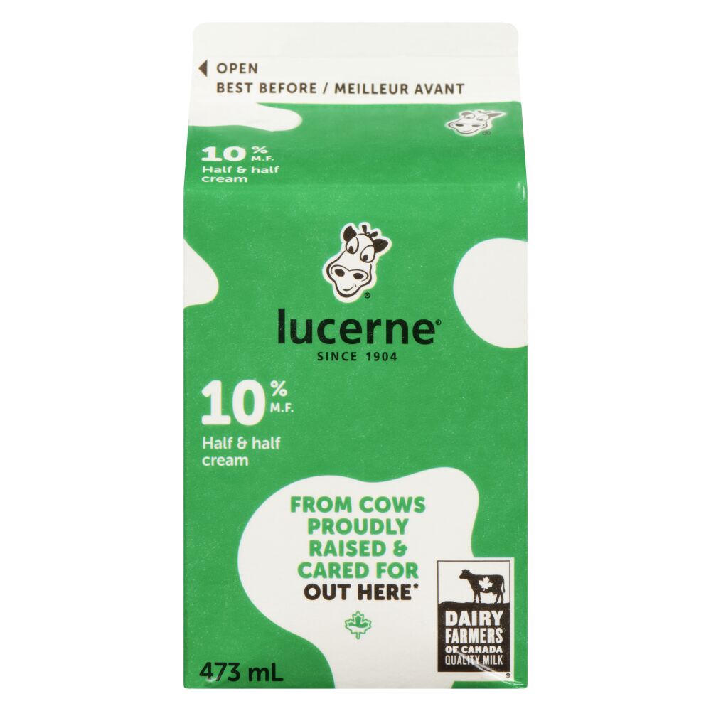 Lucerne Half & Half Cream 10% M.F. 473ml