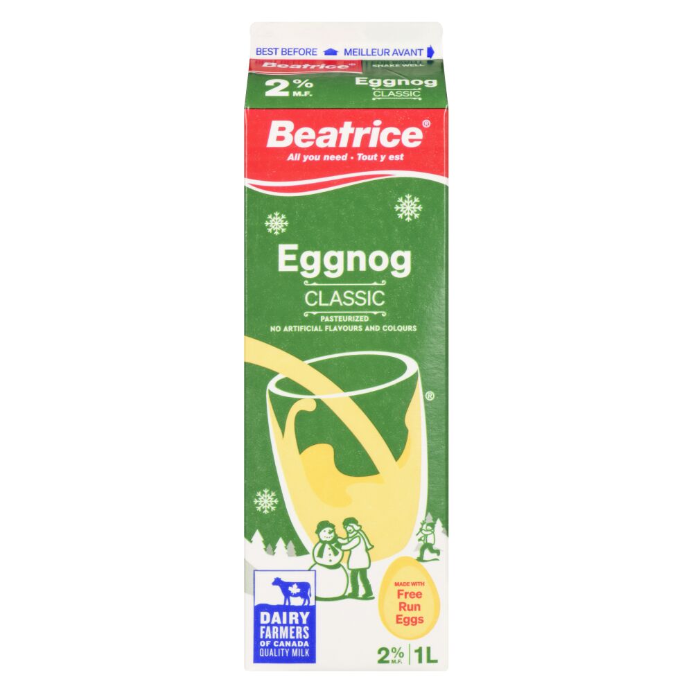 Beatrice Premium Eggnog 2% M.F. 1L