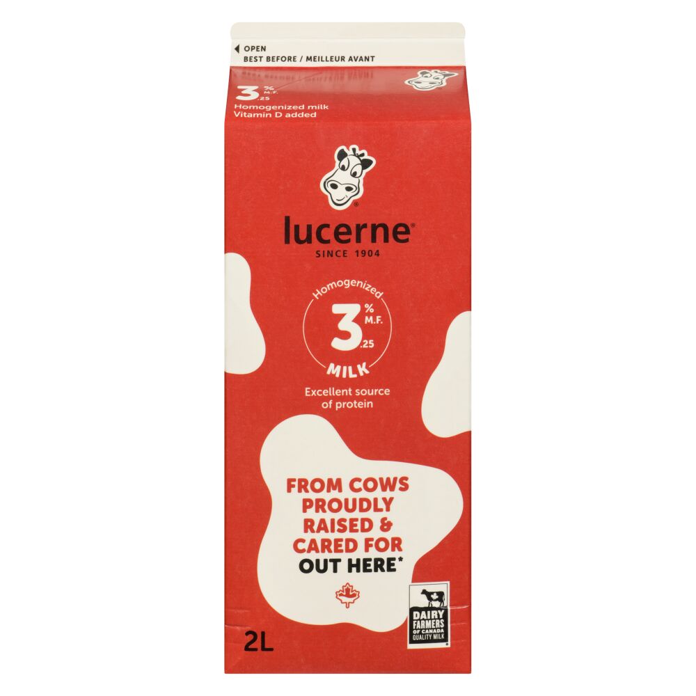 Lucerne Homogenized Milk 3.25% M.F. 2L