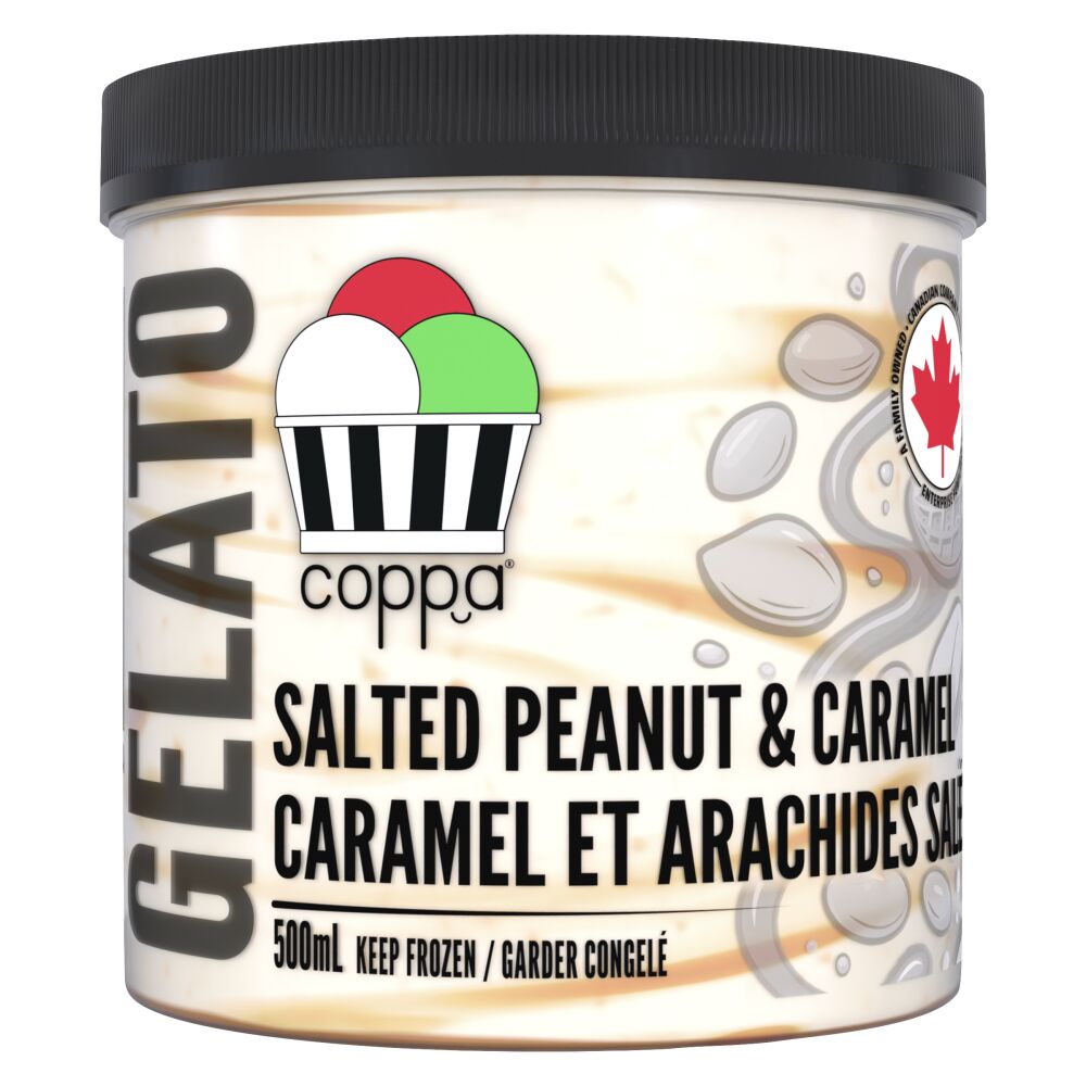 Coppa Salted Peanut & Caramel Gelato 500ml
