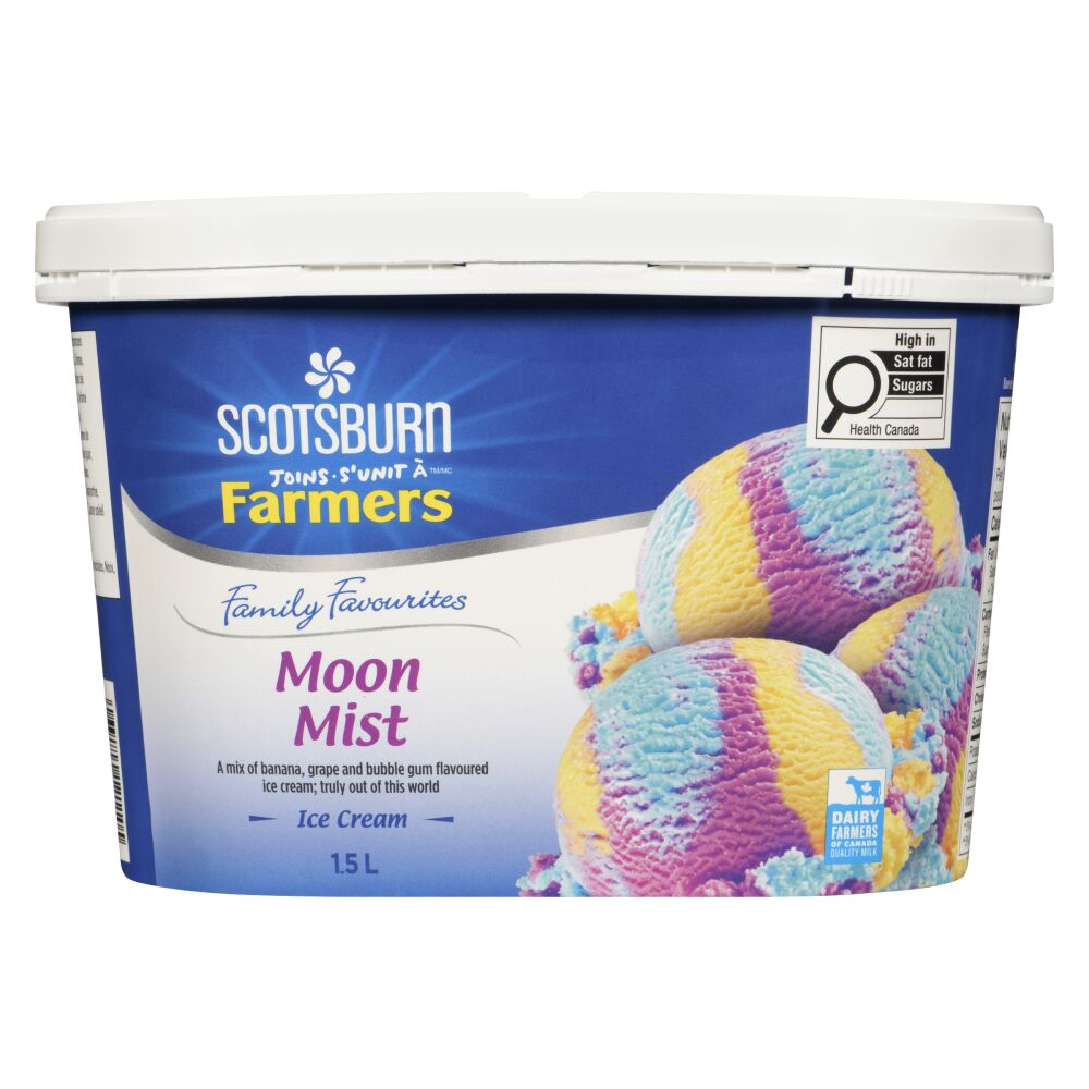 Scotsburn Joins Farmers Moon Mist Ice Cream 1.5L