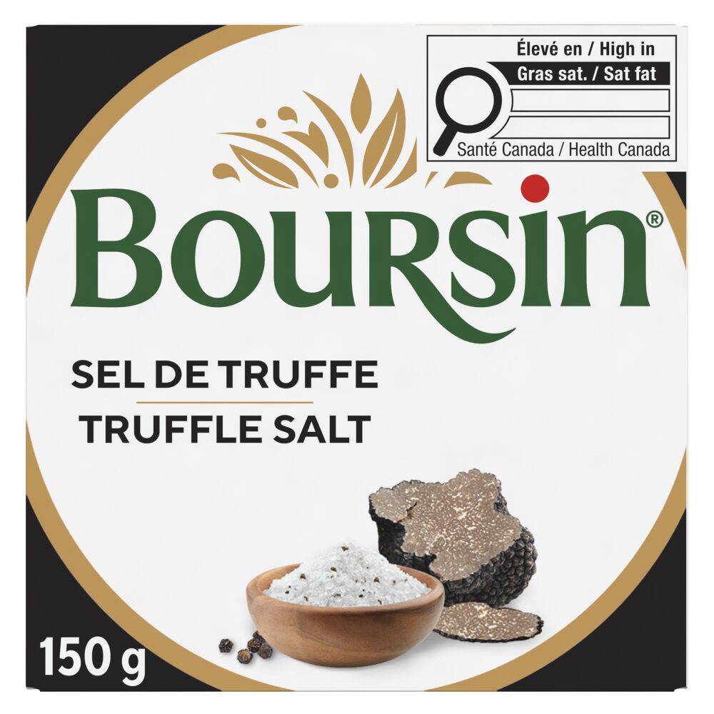 Boursin Truffle Salt & Hint Of Pepper Fresh Cheese 150g