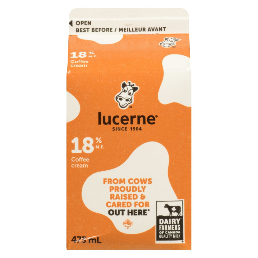 Lucerne Coffee Cream 18% M.F. 473ml