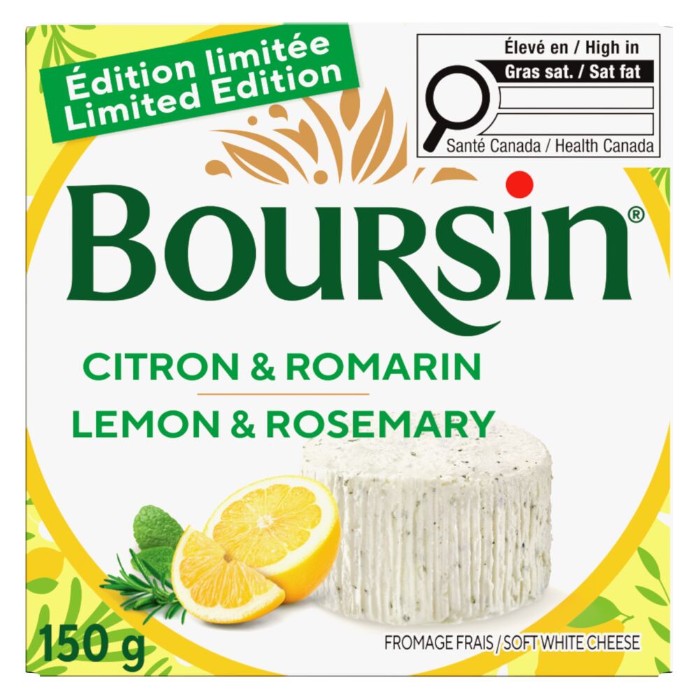 Boursin Lemon & Rosemary Fresh Cheese 150g