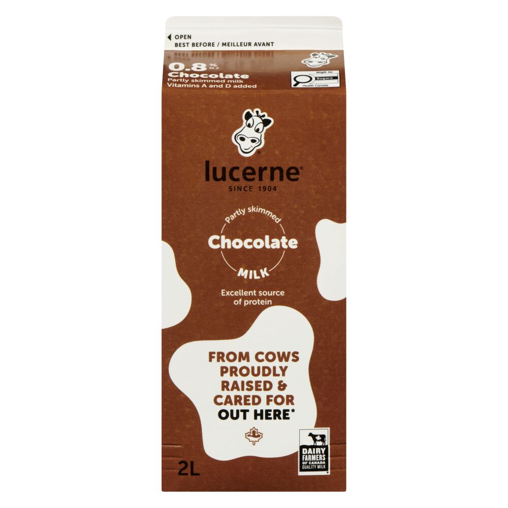 Lucerne Partly Skimmed Chocolate Milk 0.8% M.F. 2L