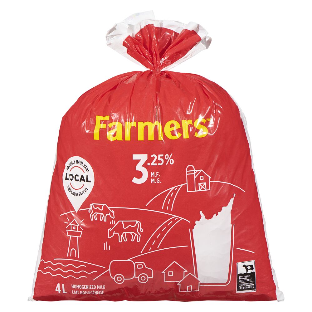 Farmers Homogenized Milk 3.25% M.F. 4L