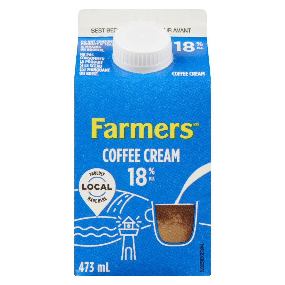 Farmers Coffee Cream 18% M.F. 473ml