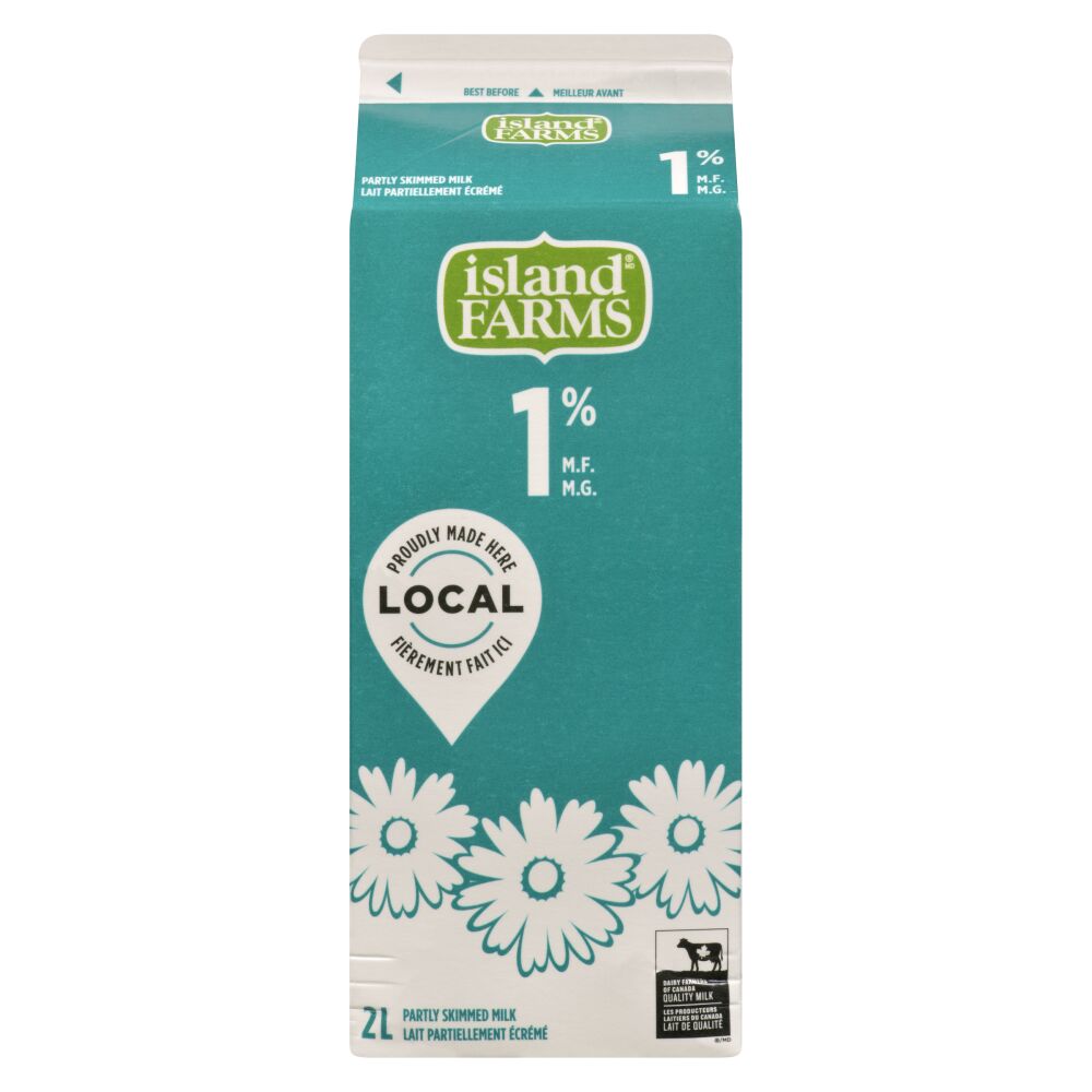Island Farms Partly Skimmed Milk 1% M.F. 2L