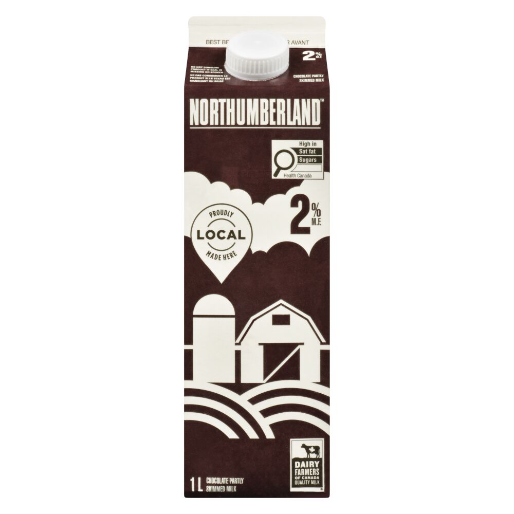 Northumberland Partly Skimmed Chocolate Milk 2% M.F. 1L