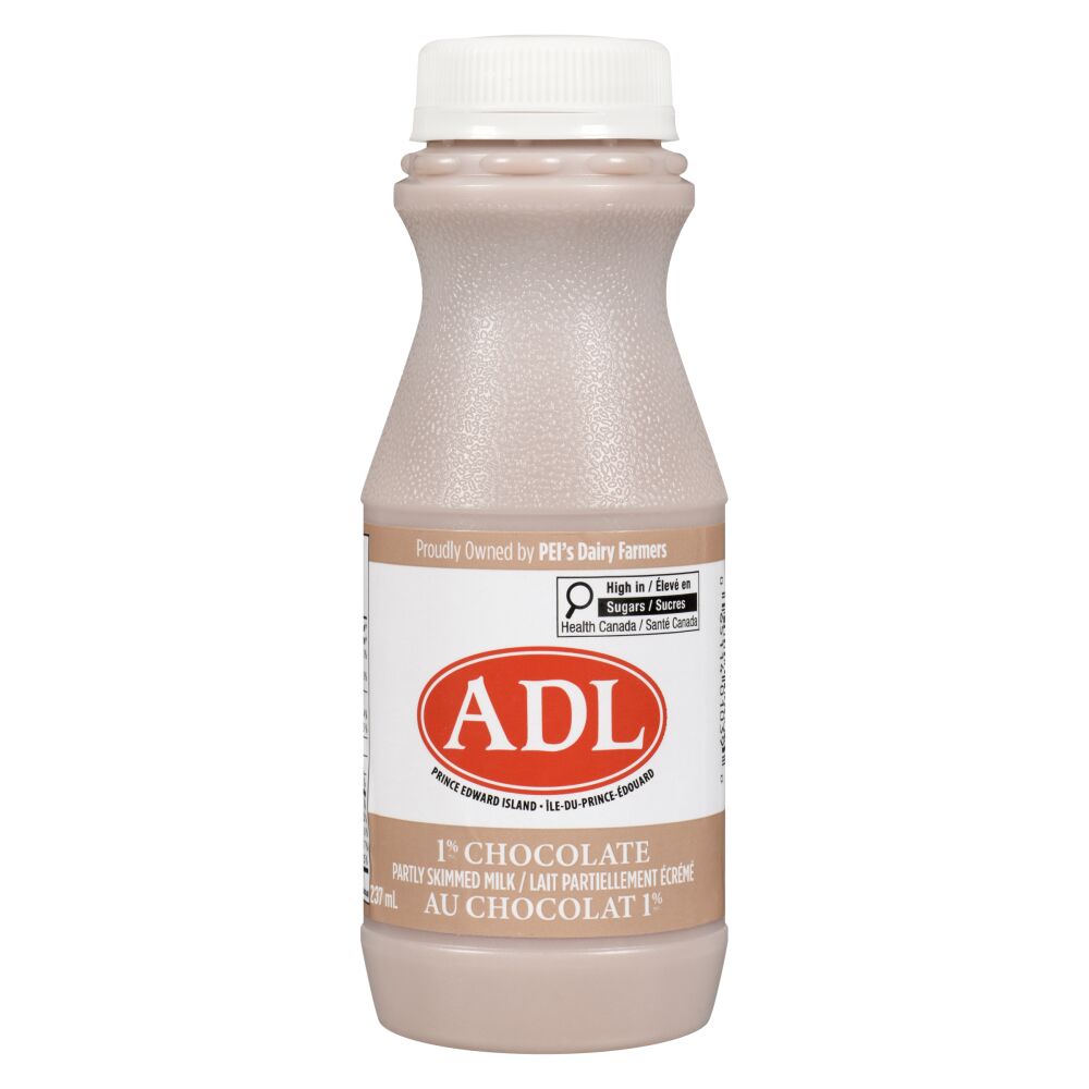 ADL Partly Skimmed Chocolate Milk 1% M.F. 237ml