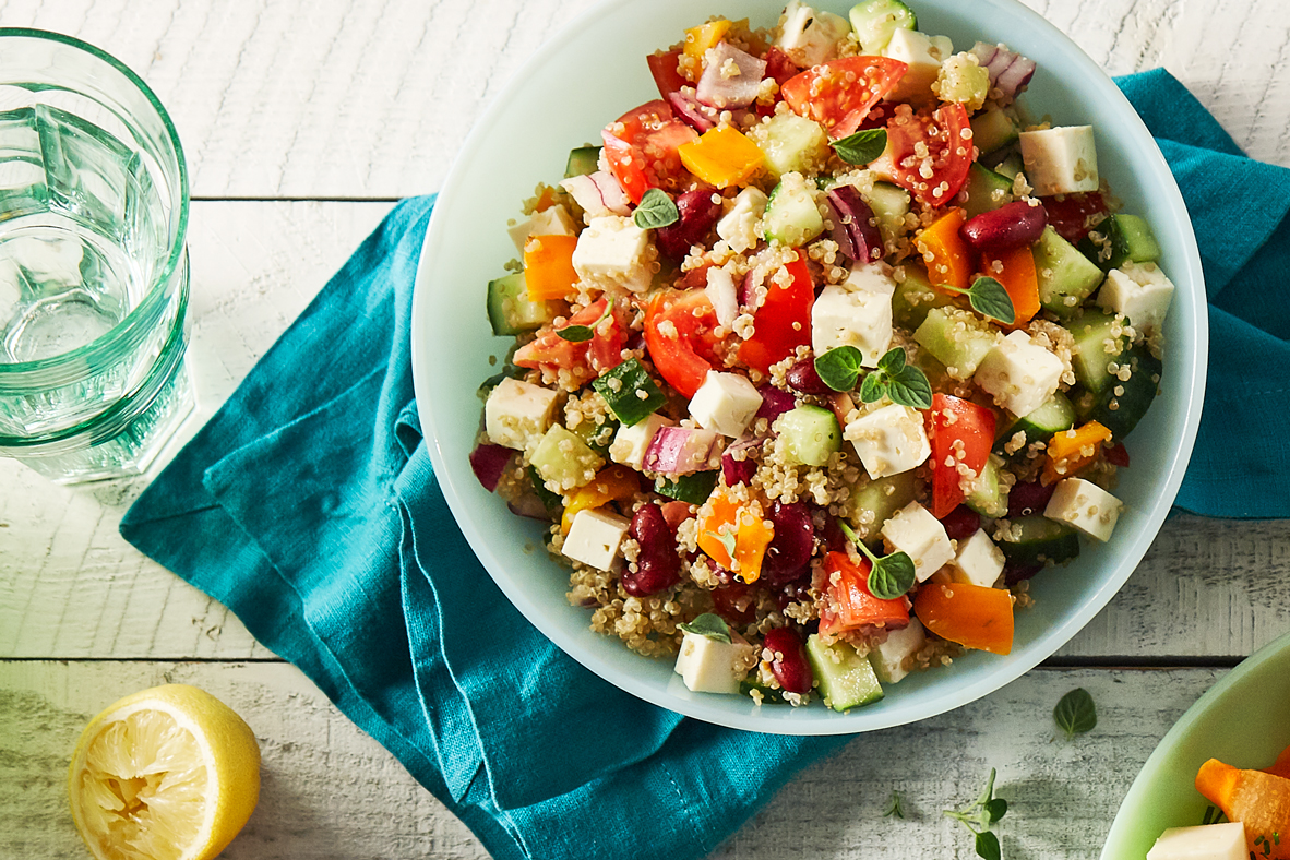 Quinoa Greek Salad | Canadian Goodness