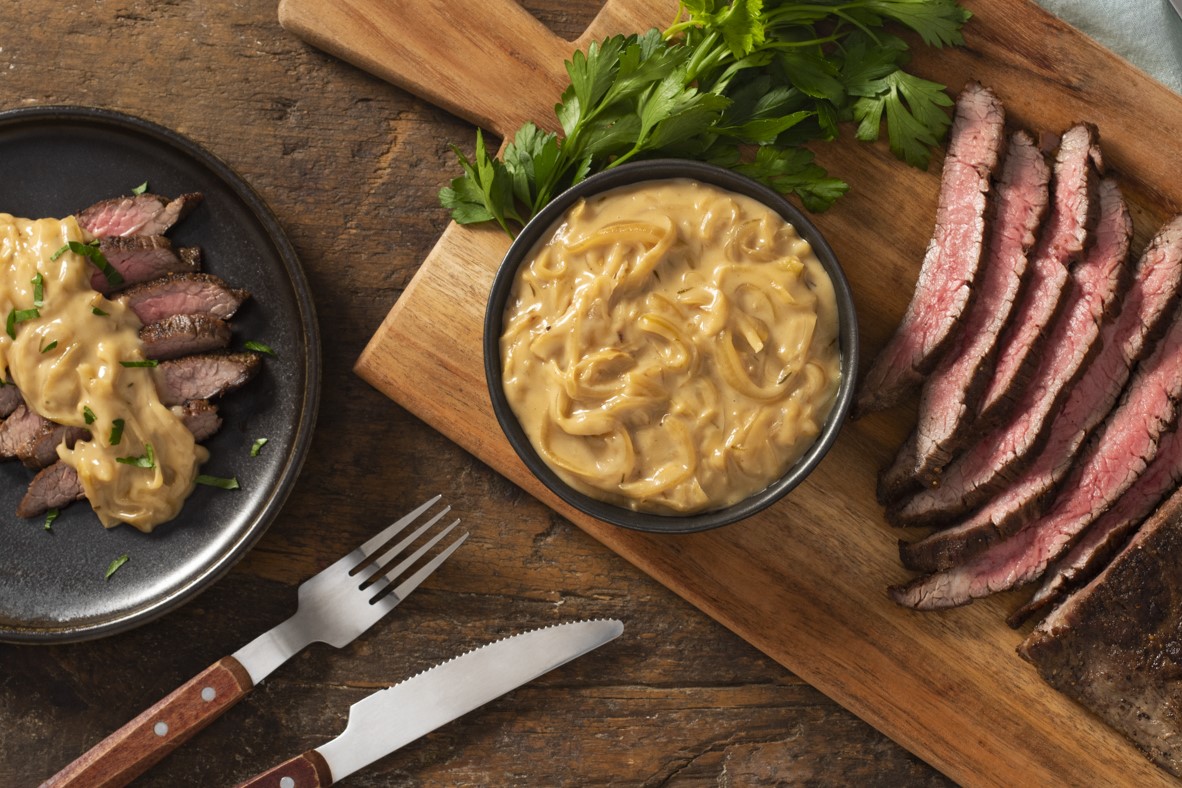 Caramelized Onions Steak | Canadian Goodness